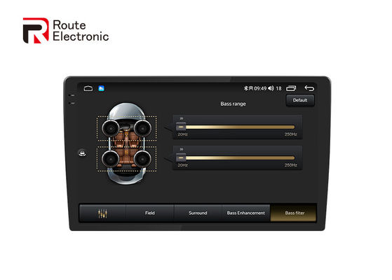 Universele autoradio 10,36 inch Android 12 autonavigatie met 2k zwart scherm 4G DSP