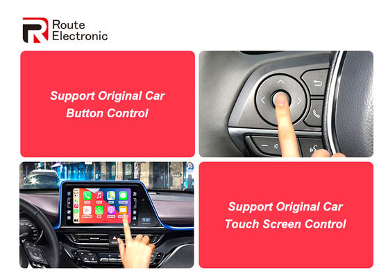 Plug-and-play draadloos Carplay-adapter Linux-systeem voor Toyota