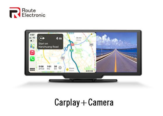 Dual Camera Auto Dash Cam DVR 10.26 Inch Scherm Met Draadloze Carplay