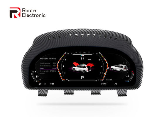 12. 3 Inch Car Digital Dash Cluster 1 GB RAM 4 GB ROM Ondersteuning voor meerdere talen