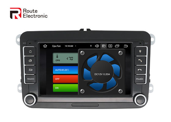 VW Universal Octa Core Android Auto Stereo 7 Inch Met Koelventilator Fysieke Knoppen