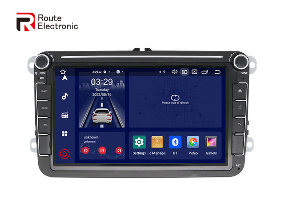 Universele OEM autoradio 1024 × 600 8 inch touchscreen voor Volkswagen