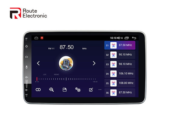 Draaibare Universele Auto Stereo 10.1 Inch 2 Din Verstelbaar Met Draadloze CarPlay