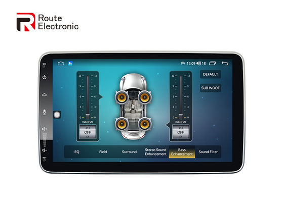 Draaibare universele autoradio, 10,1 inch dubbel-din-radio met 360-panoramacamera