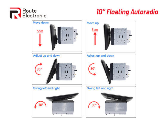 Android 12 Roterende Auto Stereo Multimedia Met 360 Panoroma Camera