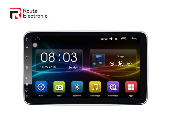 Draaibare Universele Auto Stereo 10.1 Inch 2 Din Verstelbaar Met Draadloze CarPlay