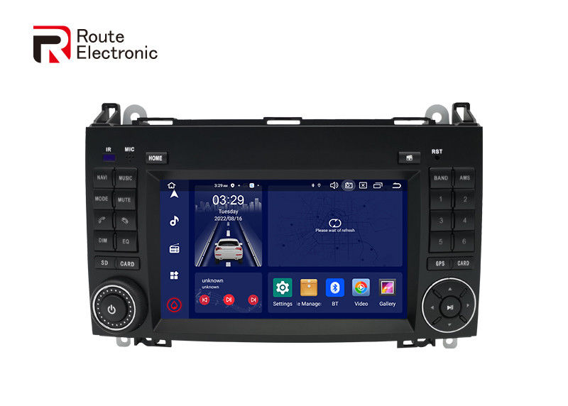 Android 12 OEM Autoradio, Deckless Autostereo-installatie voor Mercedes-Benz B200 W209