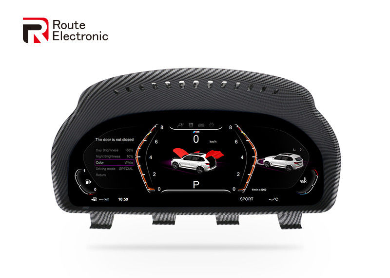 12. 3 Inch Car Digital Dash Cluster 1 GB RAM 4 GB ROM Ondersteuning voor meerdere talen