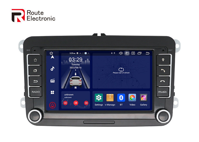 VW Universal Octa Core Android Auto Stereo 7 Inch Met Koelventilator Fysieke Knoppen