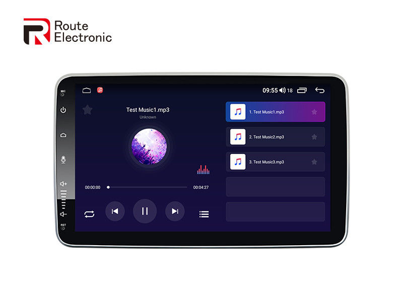 10,1 inch draaibare auto-stereo-installatie, auto-speler van verschillende media met het scherm QLED 1280×720